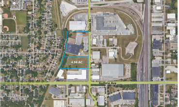 2500 Dixon St, Des Moines, IA - VUE AÉRIENNE vue de carte