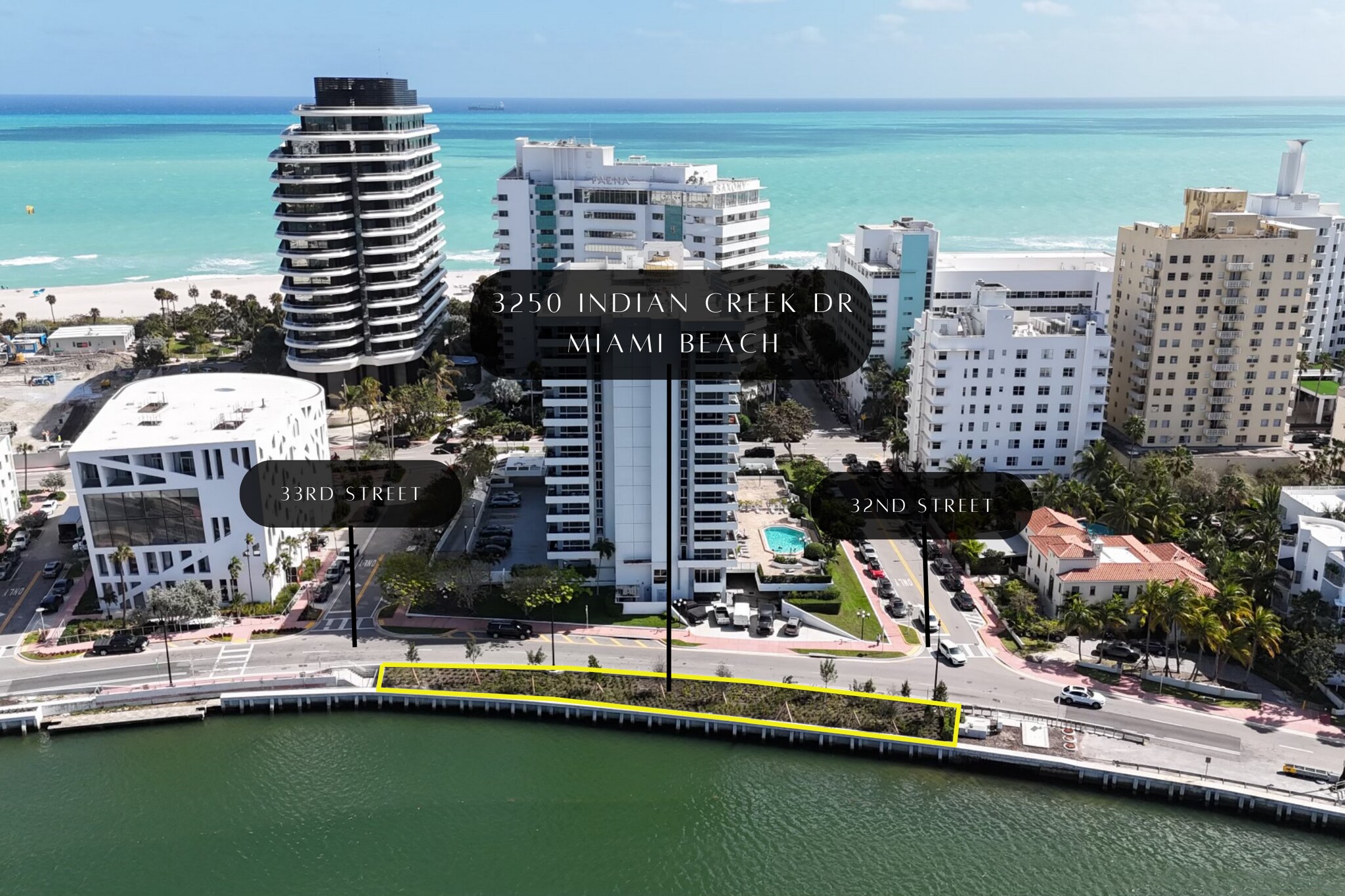 3250 Indian Creek Drive, Miami Beach, FL à vendre Aérien– Image 1 sur 12