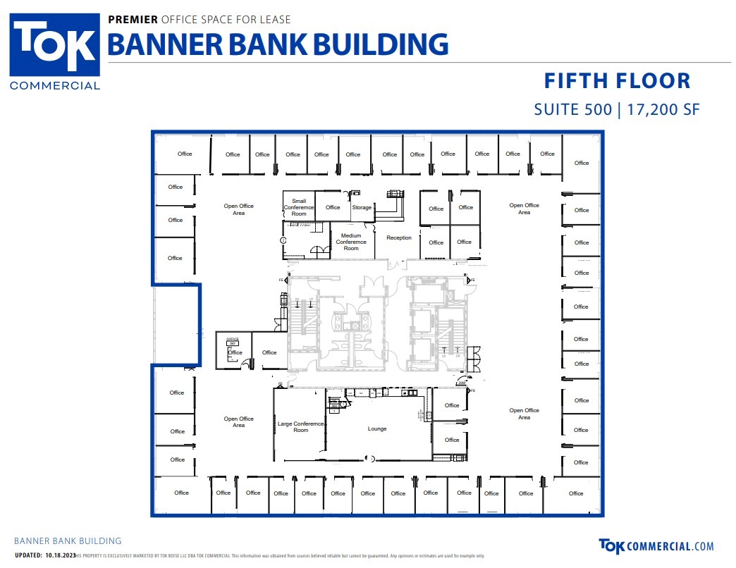 950 W Bannock St, Boise, ID à louer Plan d’étage– Image 1 sur 1