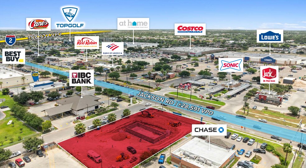 900 S Jackson Rd, McAllen, TX à vendre - Photo de l’immeuble – Image 2 sur 3
