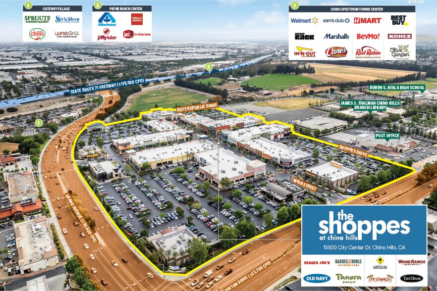 The Shoppes at Chino Hills portefeuille de 12 biens à vendre sur LoopNet.fr - Photo de l’immeuble – Image 2 sur 6