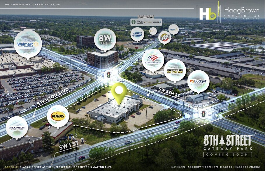 706 S Walton Blvd, Bentonville, AR à vendre - Photo de l’immeuble – Image 2 sur 15