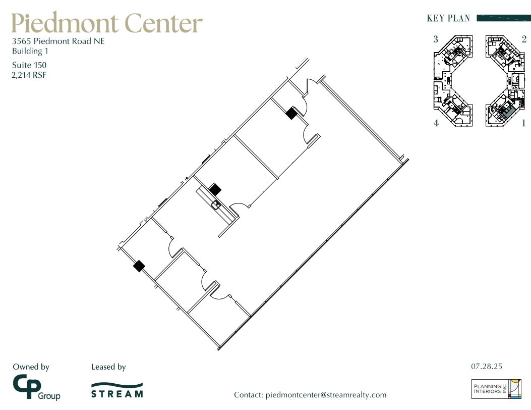 3495 Piedmont Rd NE, Atlanta, GA à louer Plan d’étage– Image 1 sur 1