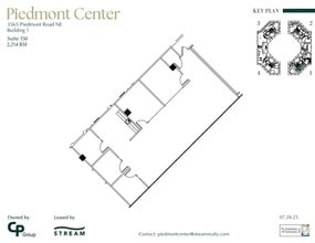 3495 Piedmont Rd NE, Atlanta, GA à louer Plan d’étage– Image 1 sur 1