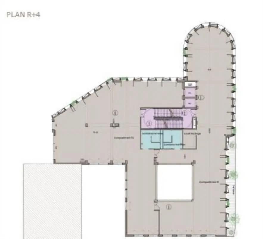 Bureau dans Paris à louer Plan d’étage– Image 1 sur 3