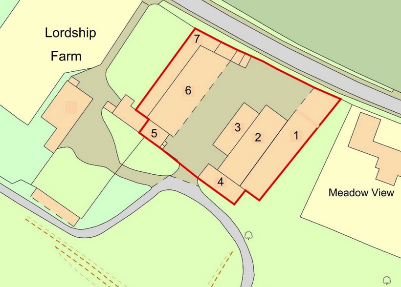 Agricultural Barns & Yard portefeuille de 2 biens à vendre sur LoopNet.fr - Plan de site – Image 2 sur 2