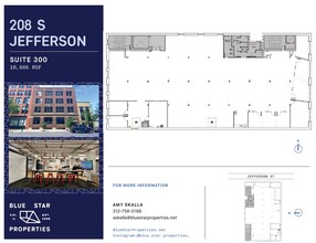 208 S Jefferson St, Chicago, IL à louer Plan d’étage– Image 1 sur 1