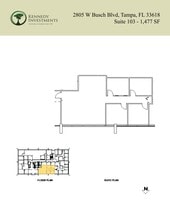 2807 W Busch Blvd, Tampa, FL à louer Plan de site– Image 1 sur 1