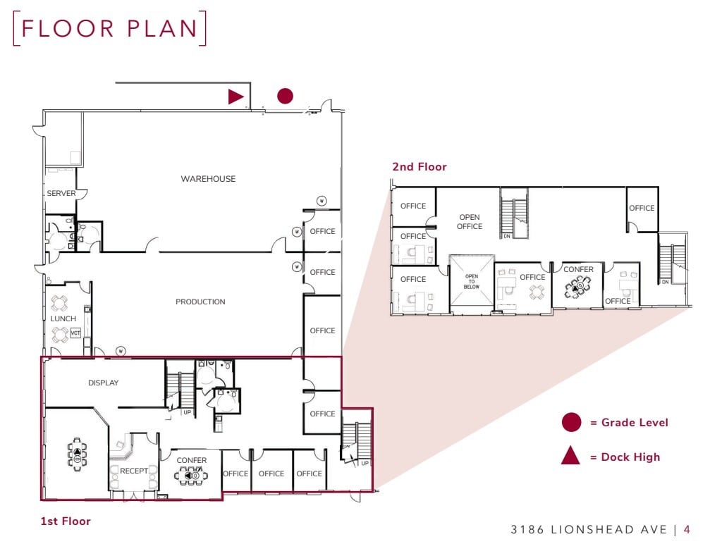 3186 Lionshead Ave, Carlsbad, CA à louer Plan d’étage– Image 1 sur 2