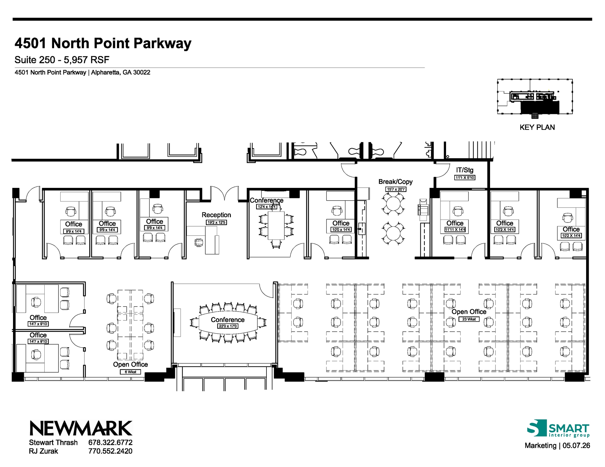4501 North Point Pky, Alpharetta, GA à louer Plan d’étage– Image 1 sur 1