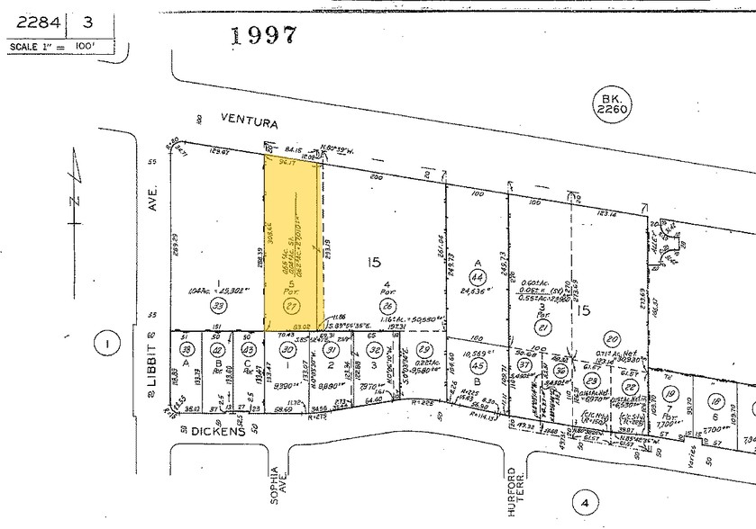 16250 Ventura Blvd, Encino, CA à louer - Plan cadastral – Image 2 sur 4
