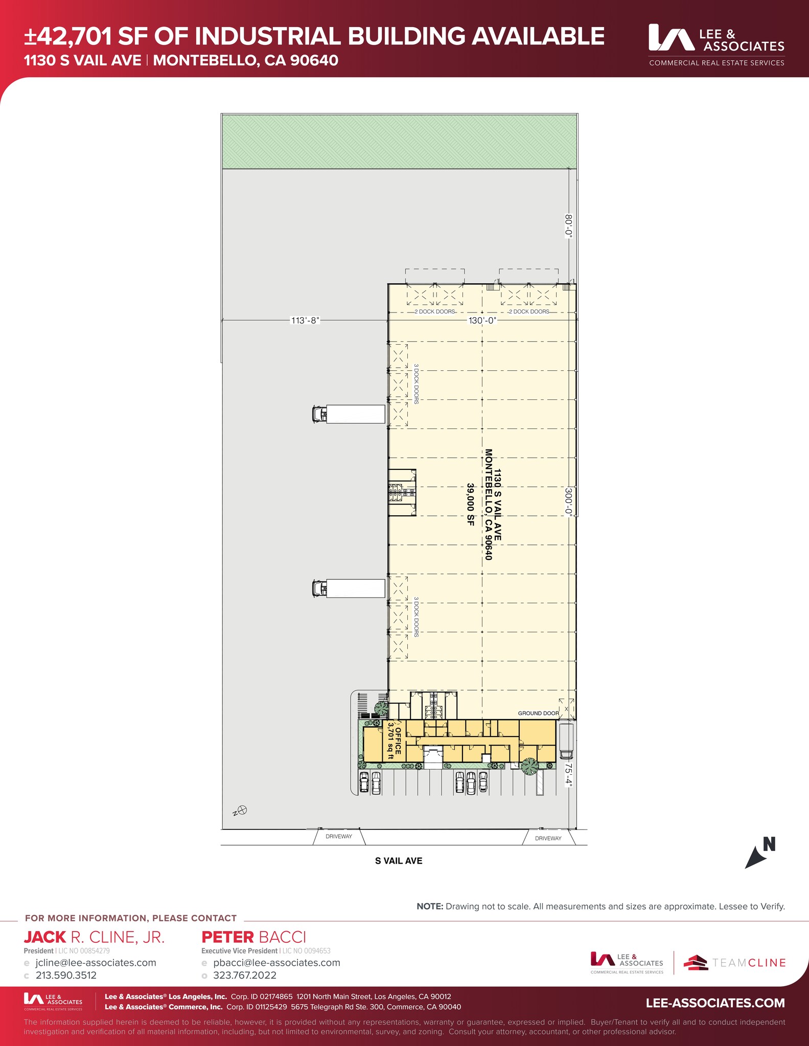 1124-1130 S Vail Ave, Montebello, CA à louer Plan de site– Image 1 sur 1