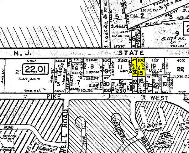 300 Route 70 W, Cherry Hill, NJ à louer - Plan cadastral – Image 2 sur 8