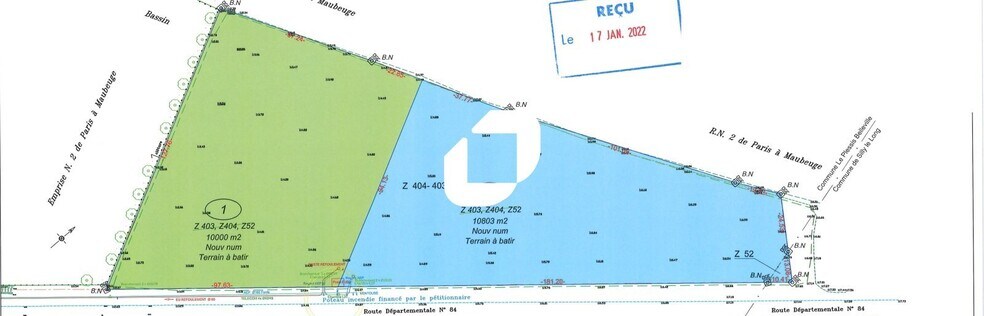 Terrain dans Le Plessis-Belleville à vendre - Plan de site – Image 2 sur 2
