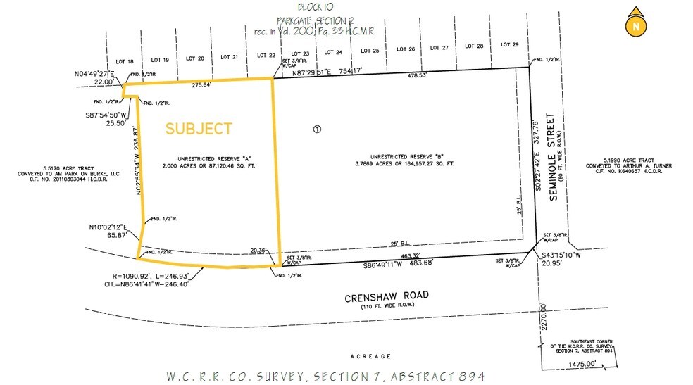 4319 Crenshaw Rd, Pasadena, TX à vendre - Plan de site – Image 1 sur 1