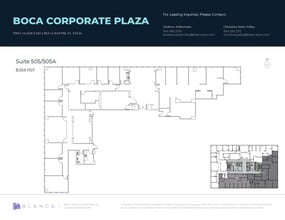 7900 Glades Rd, Boca Raton, FL à louer Plan d’étage– Image 1 sur 1
