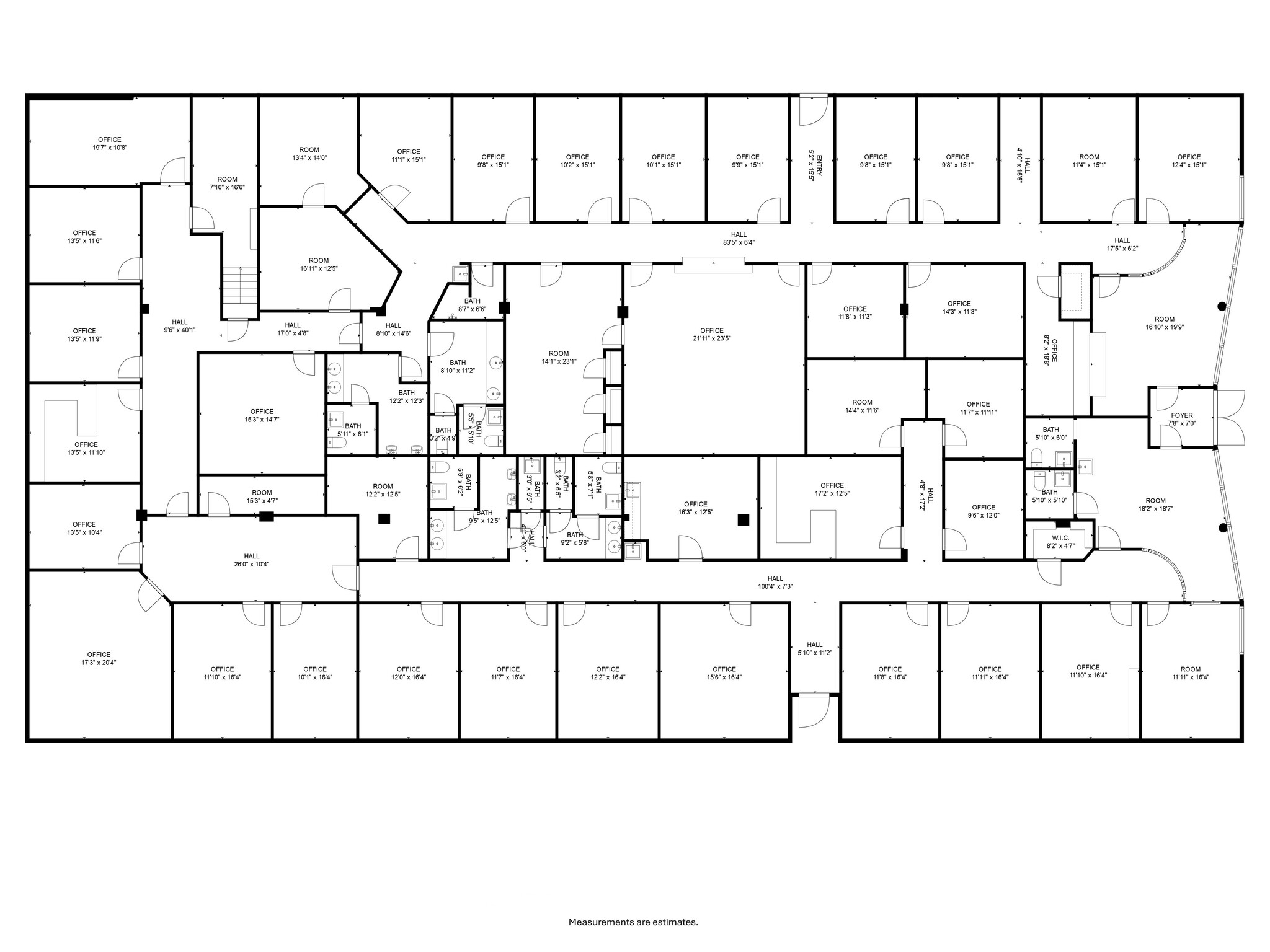 921-995 E Memorial Blvd, Lakeland, FL à louer Plan d’étage– Image 1 sur 1