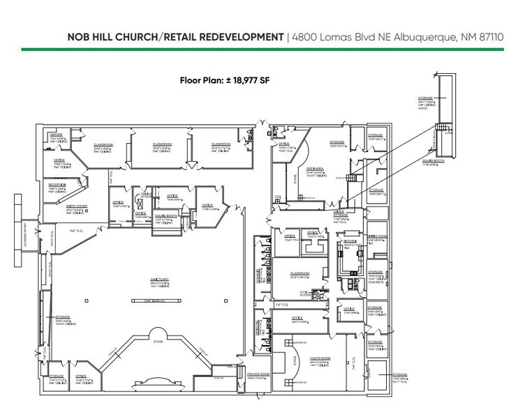 4800 Lomas Blvd NE, Albuquerque, NM à vendre - Plan d’étage – Image 2 sur 9