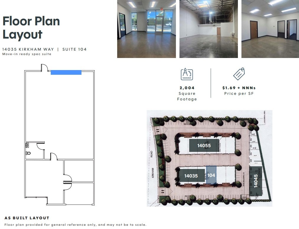 14035 Kirkham Way, Poway, CA à louer Plan d’étage– Image 1 sur 1