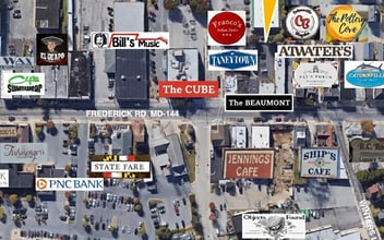 757 Frederick Rd, Catonsville, MD - Vue aérienne  vue de carte