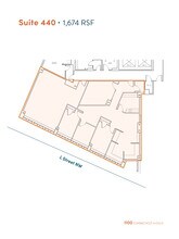 1100 Connecticut Ave NW, Washington, DC à louer Plan d’étage– Image 1 sur 4