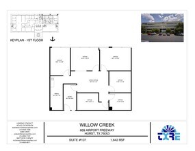 669 Airport Fwy, Hurst, TX à louer Plan d’étage– Image 1 sur 1