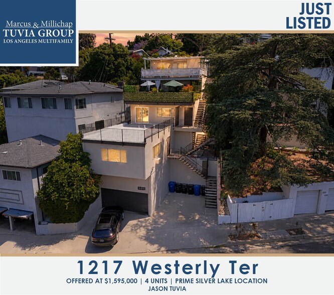 1217 Westerly Ter, Los Angeles, CA à vendre - Photo de l’immeuble – Image 1 sur 16