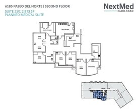 6183 Paseo del Norte, Carlsbad, CA à louer Plan d’étage– Image 1 sur 1