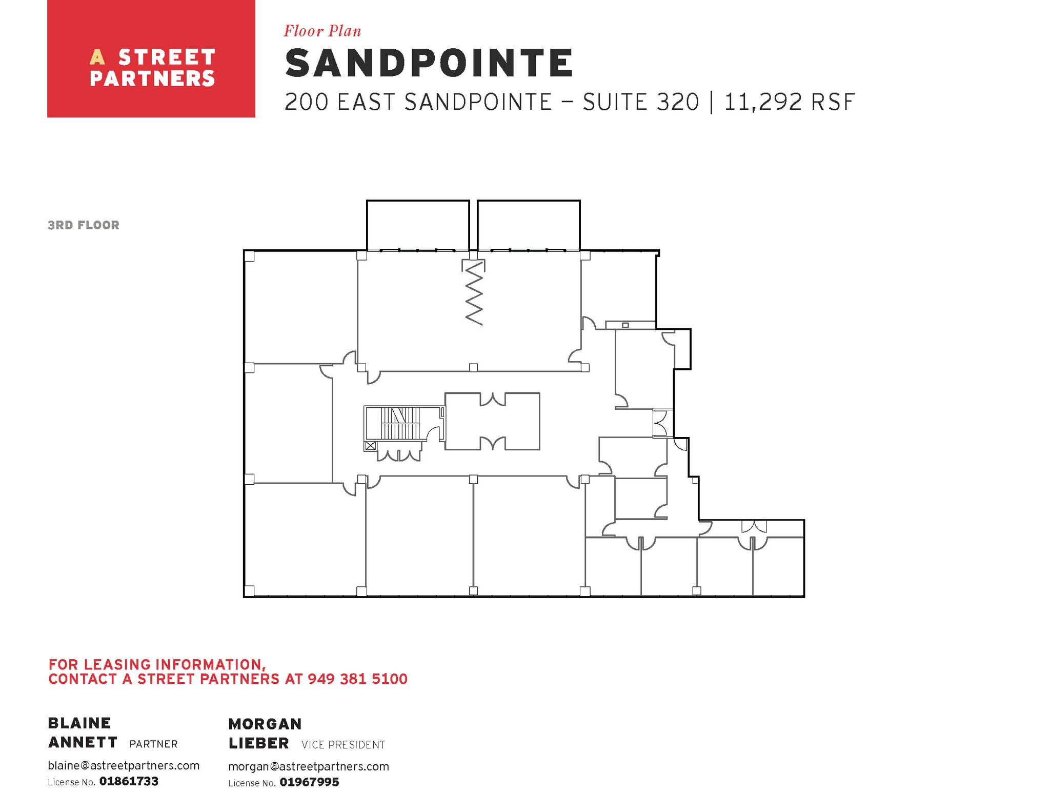 200 E Sandpointe Ave, Santa Ana, CA à louer Plan d’étage– Image 1 sur 1