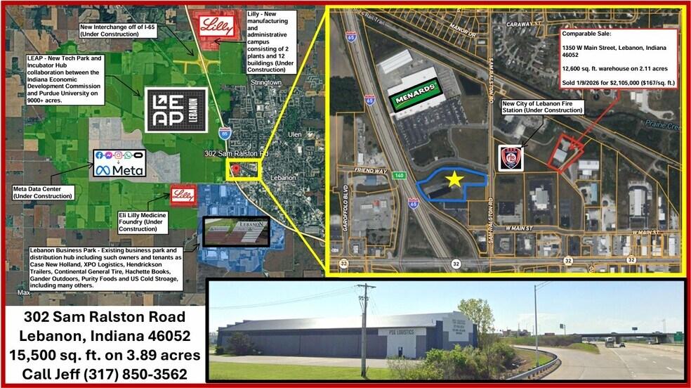 302 Sam Ralston Rd, Lebanon, IN à vendre - Photo de l’immeuble – Image 2 sur 12