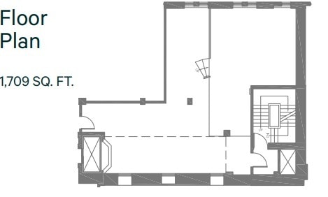 2065-2121 Rue Crescent, Montréal, QC à louer Plan d’étage– Image 1 sur 4