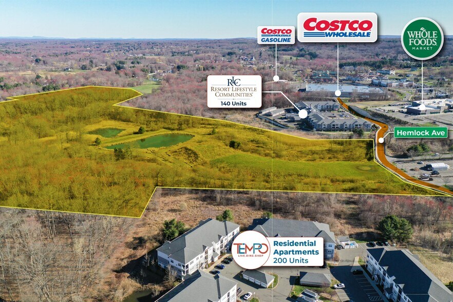 50 Andrews Way, South Windsor, CT à vendre - Aérien – Image 3 sur 8