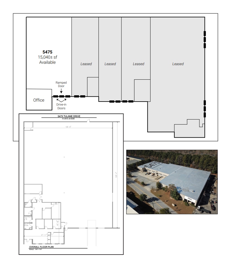 5465-5475 Tulane Dr SW, Atlanta, GA à louer Plan d’étage– Image 1 sur 1