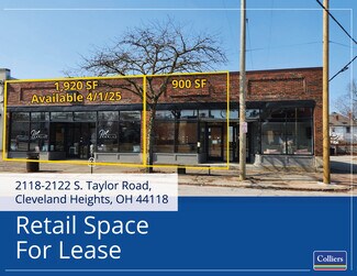 Plus de détails pour 2114-2122 S Taylor Rd, Cleveland Heights, OH - Local commercial à louer