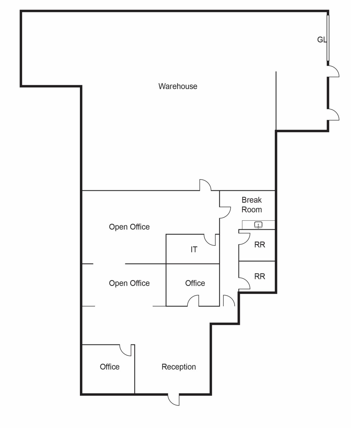 5038-5046 Ruffner St, San Diego, CA à louer Plan d’étage– Image 1 sur 1