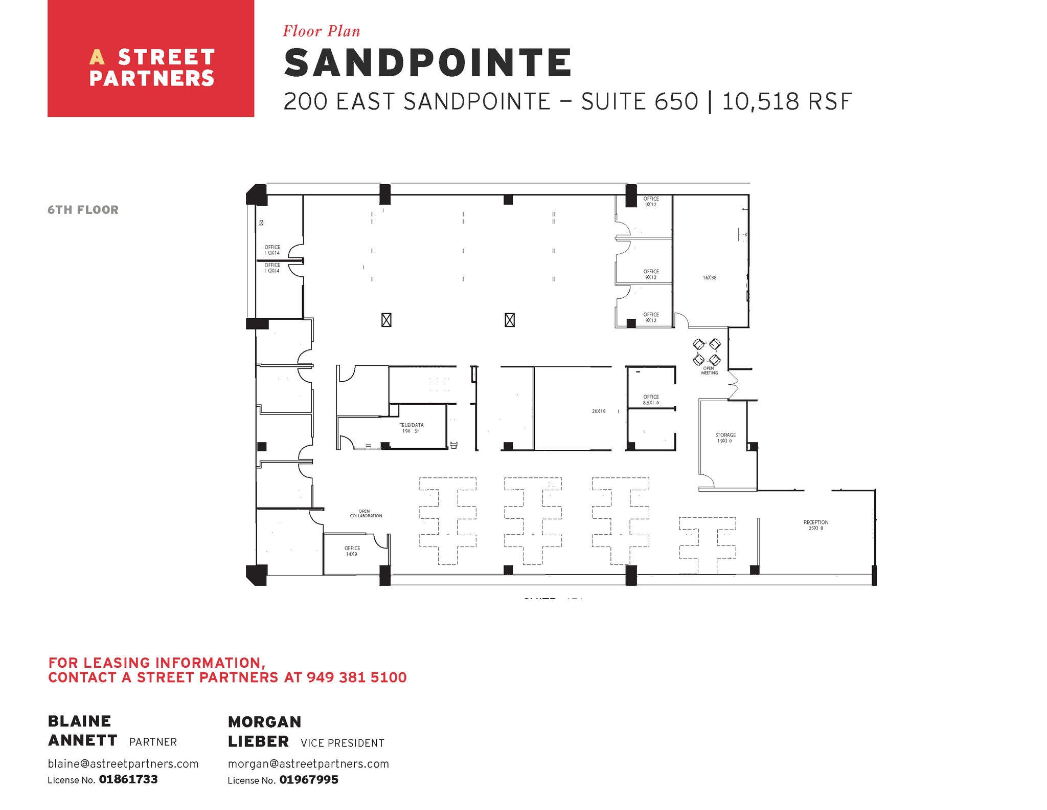 200 E Sandpointe Ave, Santa Ana, CA à louer Plan d’étage– Image 1 sur 1