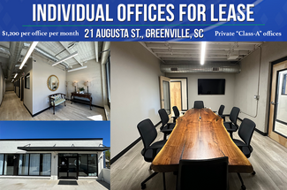 Plus de détails pour 21 Augusta St, Greenville, SC - Bureau à louer