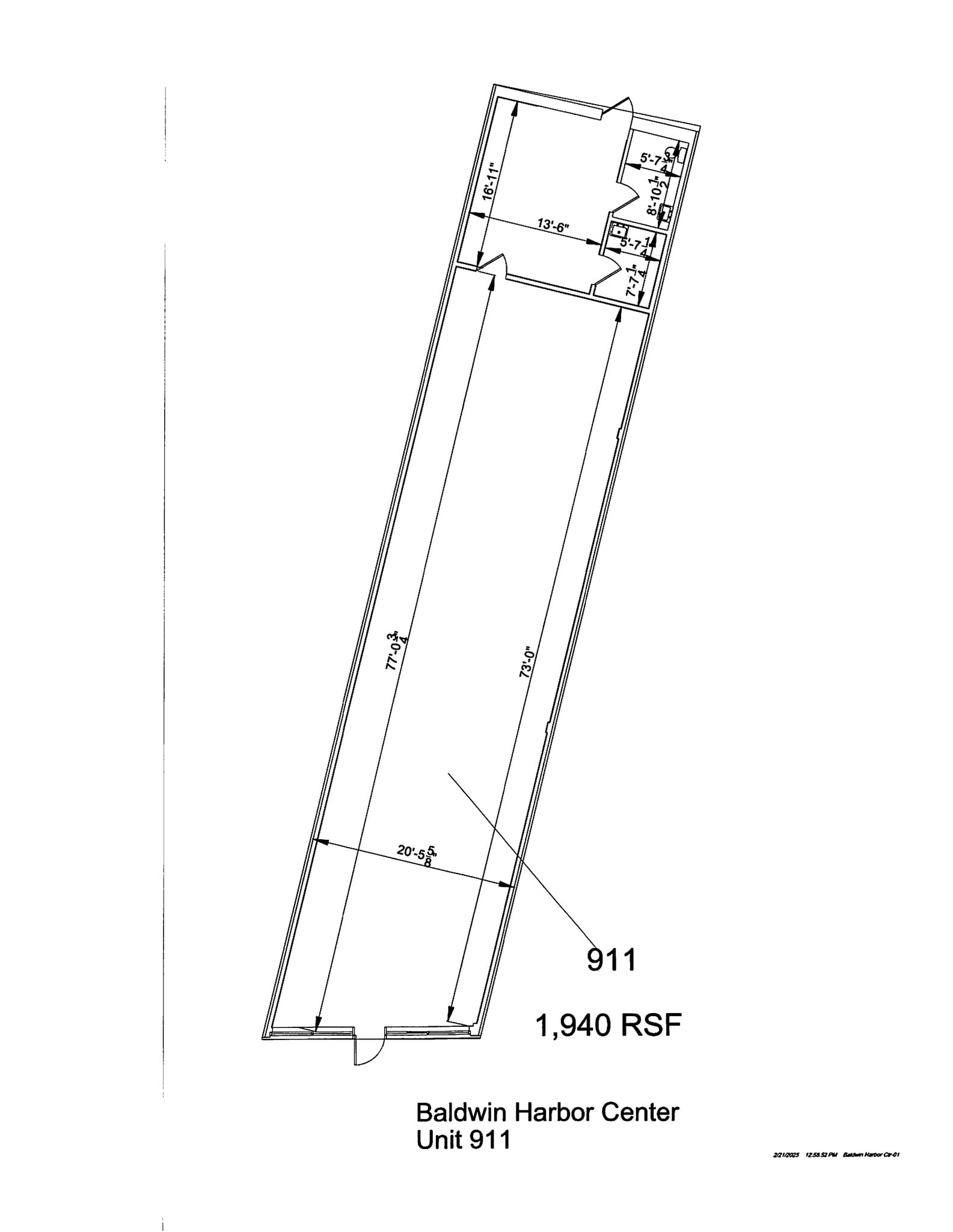 905-951 Atlantic Ave, Baldwin, NY à louer Plan de site– Image 1 sur 4