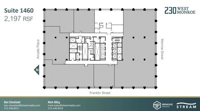 230 W Monroe St, Chicago, IL à louer Plan d’étage– Image 1 sur 1