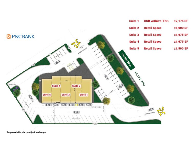 1321 E Del Mar Blvd, Laredo, TX à louer - Plan de site – Image 1 sur 1