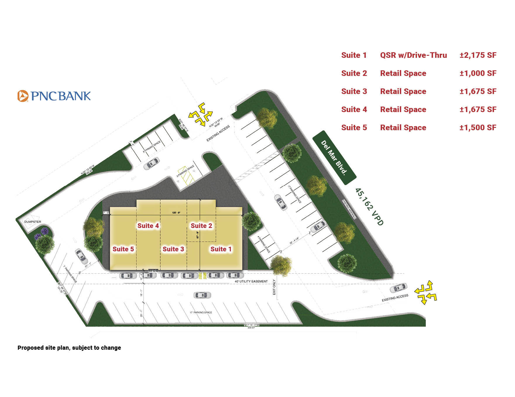 1321 E Del Mar Blvd, Laredo, TX à louer Plan de site– Image 1 sur 2