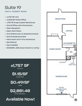 1525 E Sunset Rd, Las Vegas, NV à louer Plan d’étage– Image 1 sur 1