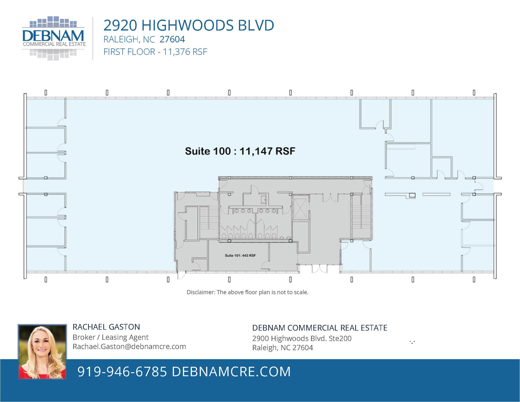2920 Highwoods Blvd, Raleigh, NC à louer Plan d’étage– Image 1 sur 1