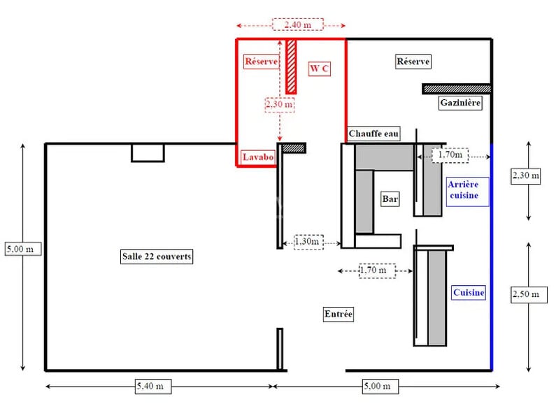 Local commercial dans Rochefort à vendre - Plan d’étage – Image 3 sur 3