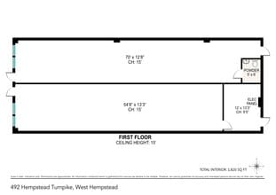 490-520 Hempstead Tpke, West Hempstead, NY à louer Plan de site– Image 1 sur 2