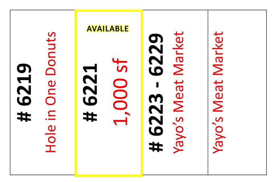 6219-6235 Ridge Rd, Port Richey, FL à louer - Plan de site – Image 3 sur 4