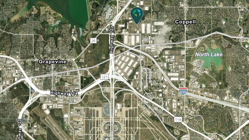 600 S Royal Ln, Coppell, TX à louer - Aérien – Image 2 sur 2