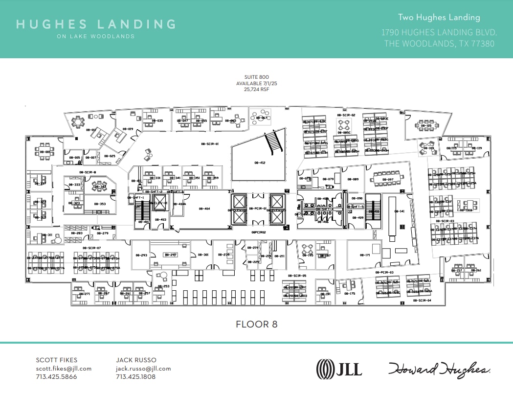 1790 Hughes Landing Blvd, The Woodlands, TX à louer Plan d’étage– Image 1 sur 1