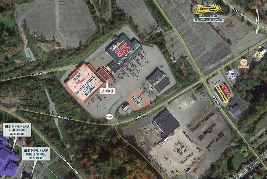1300-1800 Hoffman Blvd, West Mifflin, PA à louer - Aérien – Image 1 sur 2