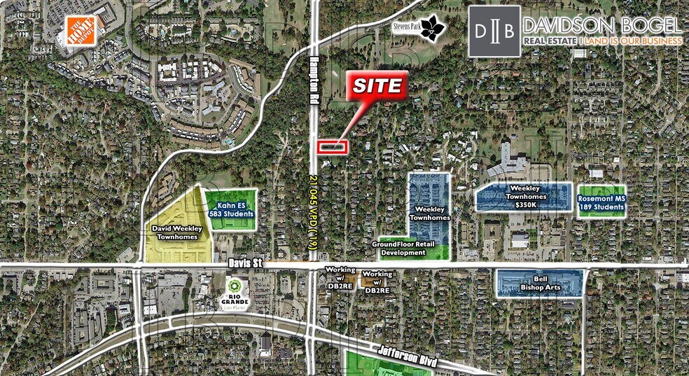 814 N. Hampton Road, Dallas, TX à vendre - Photo de l’immeuble – Image 1 sur 3